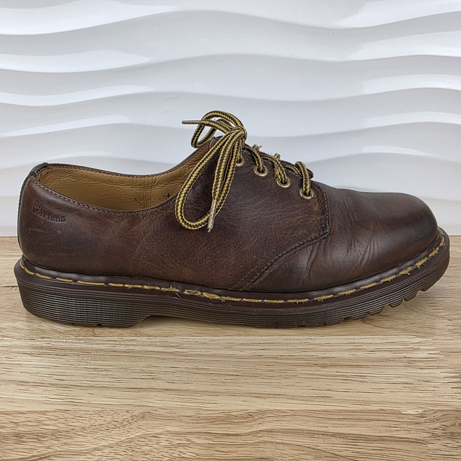 Dr Martens 1561 Oxford Shoe Mens 12 Us 11 Uk Brown Leather 4 Eye Made In England